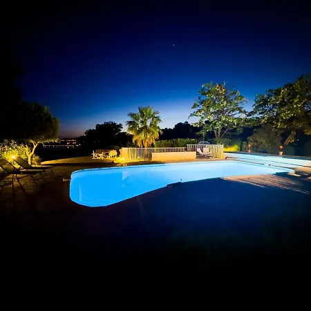 Exclusive Authentic Riviera - Private Pool, Petanque Court, Panoramic Mediterranean Sea & Esterel Mountain Views