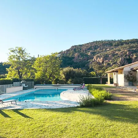 Exclusive Authentic Riviera - Private Pool, Petanque Court, Panoramic Mediterranean Sea & Esterel Mountain Views Villa *