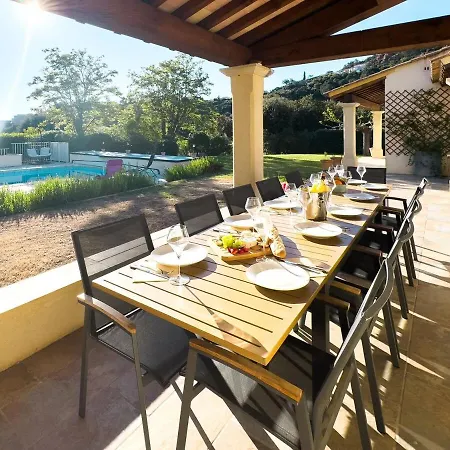 Exclusive Authentic Riviera - Private Pool, Petanque Court, Panoramic Mediterranean Sea & Esterel Mountain Views *